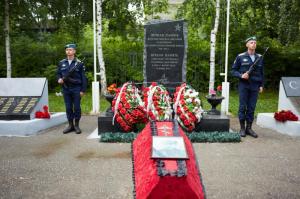 На сельском кладбище в Никуличах были перезахоронены останки погибшего в боях под Ленинградом рязанца Михаила Андреевича Ульянова - Похоронный портал